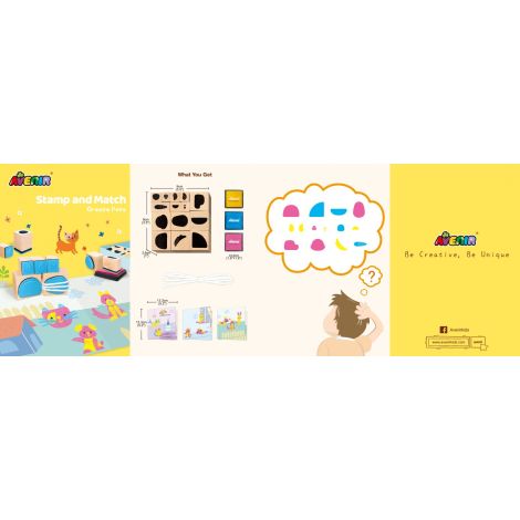 Set creativ cu stampile - Animale - poza 3
