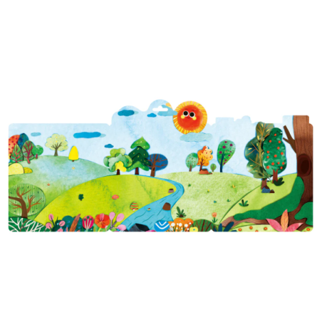 Set creativ cu stickere moi reutilizabile , Animale salbatice - poza 4