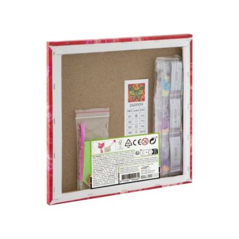 Set creativ cu strasuri, Diamond paint, Canvas Fluture - poza 3
