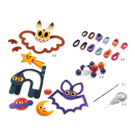 Set creativ de cusut Pe timp de noapte, Djeco - poza 4
