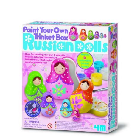 Set creativ de pictat - Cutiute Matrioshka - poza 1