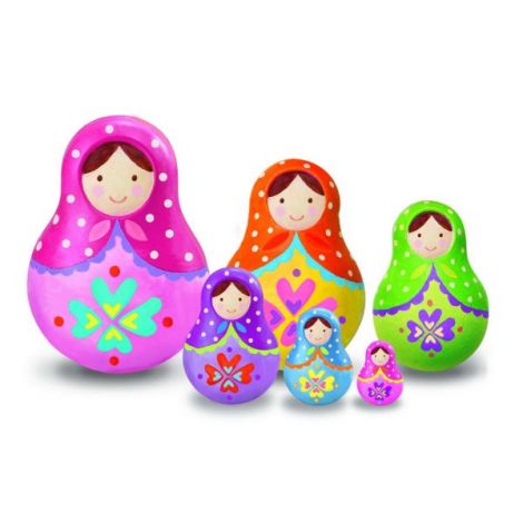 Set creativ de pictat - Cutiute Matrioshka - poza 3