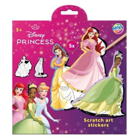 Set creativ de razuit, Abtibilduri magice cu Disney Princess - poza 1
