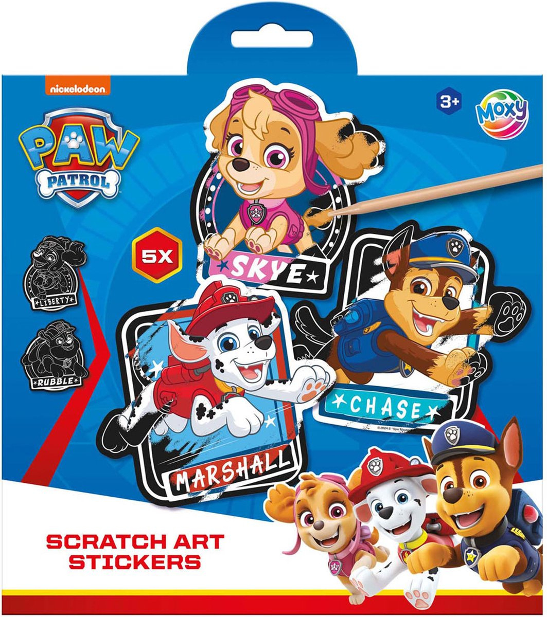Set creativ de razuit, Abtibilduri magice cu Paw Patrol