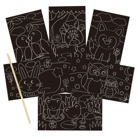 Set creativ de razuit - animalute - poza 3