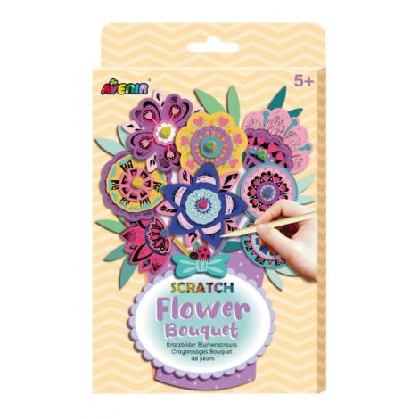 Set creativ de razuit Buchet - Flori - poza 1