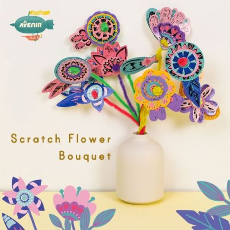 Set creativ de razuit Buchet - Flori - poza 4