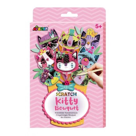 Set creativ de razuit Buchet - Pisicuta - poza 1