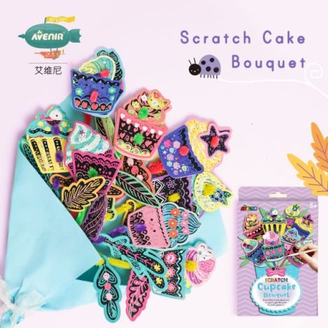 Set creativ de razuit Buchet - Tort - poza 4