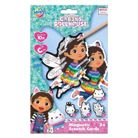 Set creativ de razuit, Creeaza magneti, Gabby s Dollhouse - poza 1