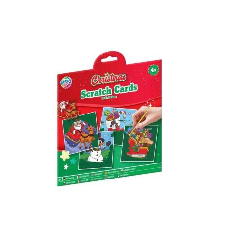 Set creativ de razuit, cu tematica Craciun, Ren - poza 3