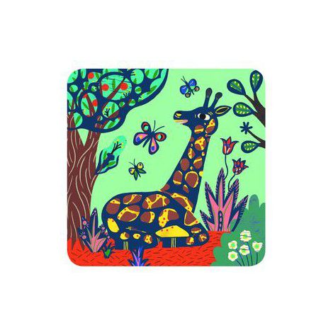 Set creativ de razuit Djeco, Animale mari pentru cei mici - poza 2