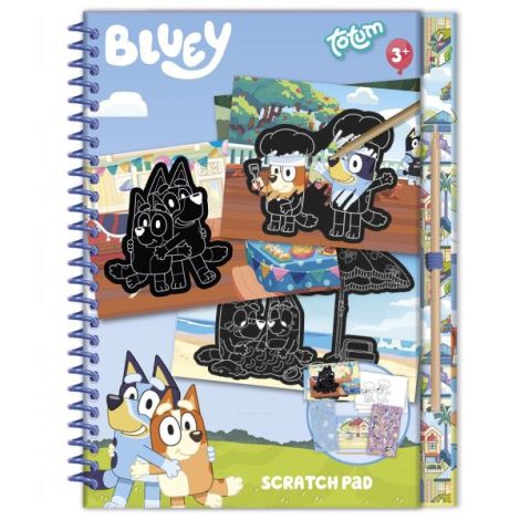 Set creativ de razuit si colorat, Bluey, Totum - poza 1