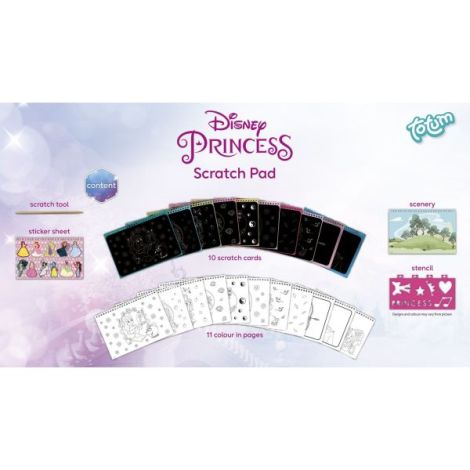 Set creativ de razuit si colorat Disney Princess - poza 4