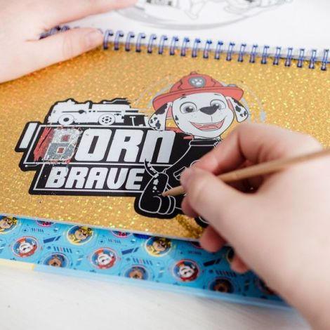Set creativ de razuit si colorat Paw Patrol, Patrula Catelusilor - poza 5