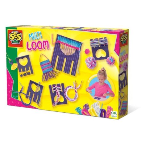 Set creativ de tesut pentru copii cu gherghef si accesorii - poza 1