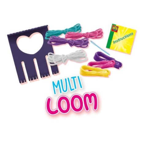 Set creativ de tesut pentru copii cu gherghef si accesorii - poza 2