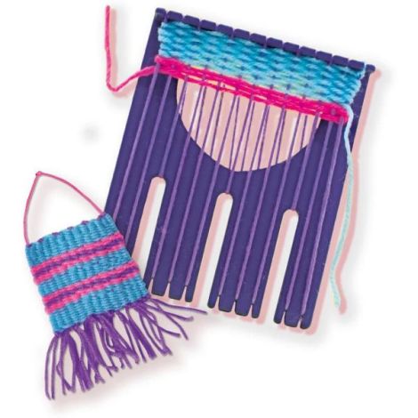 Set creativ de tesut pentru copii cu gherghef si accesorii - poza 3