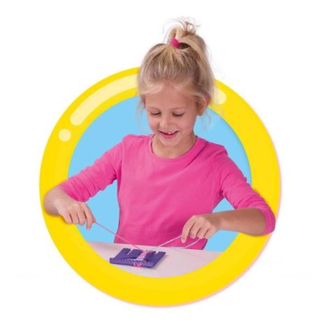 Set creativ de tesut pentru copii cu gherghef si accesorii - poza 4