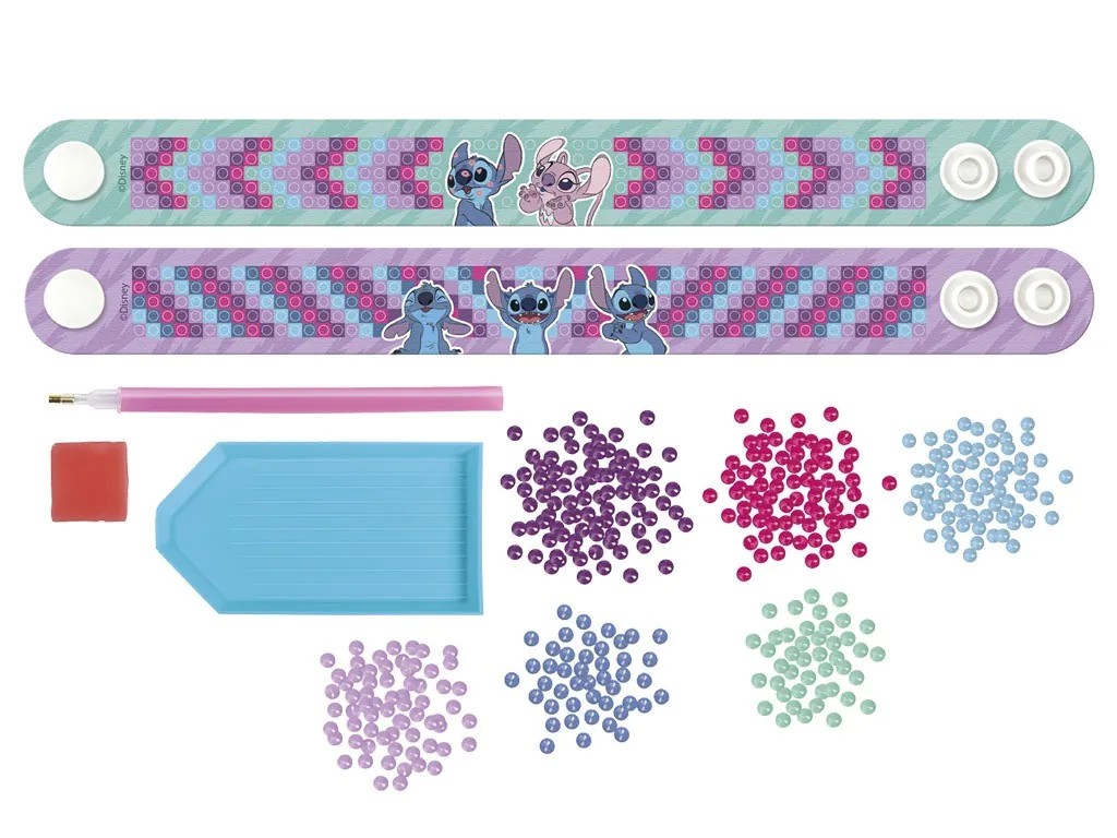 Set creativ decorare bratari Stitch - poza 2