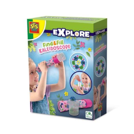 Set creativ - Decoreaza caleidoscop cu elemente din natura - poza 1