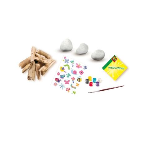 Set creativ - Decoreaza pietre si lemn cu tematica din natura - poza 2