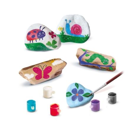 Set creativ - Decoreaza pietre si lemn cu tematica din natura - poza 4