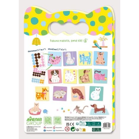 Set creativ Dezlipeste-Lipeste-Joaca-te, Dots4Fun - Animale de ferma - poza 2