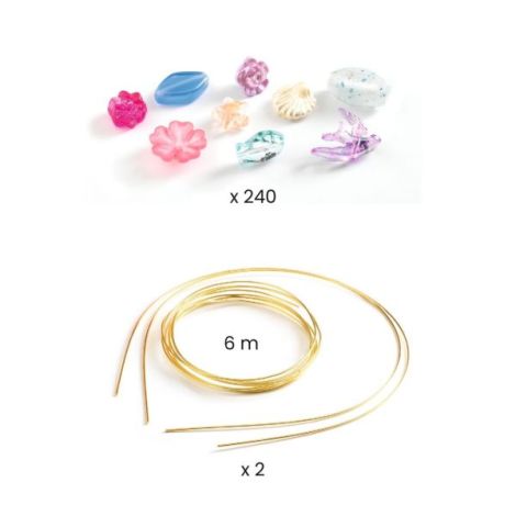 Set creativ diademe printese, Djeco - poza 2