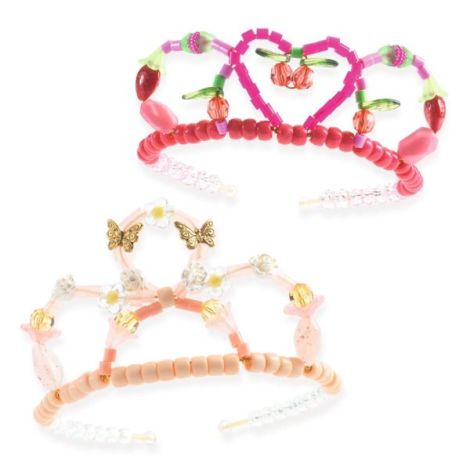 Set creativ diademe roz, Djeco - poza 3
