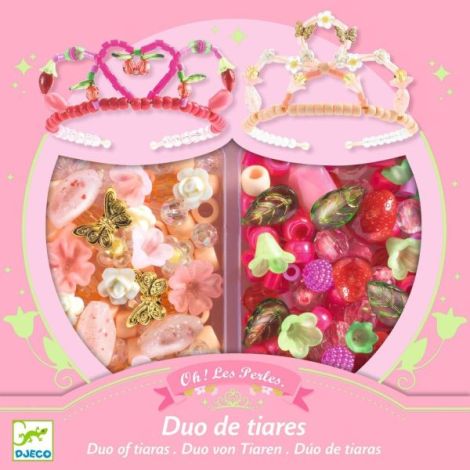 Set creativ diademe roz, Djeco - poza 4