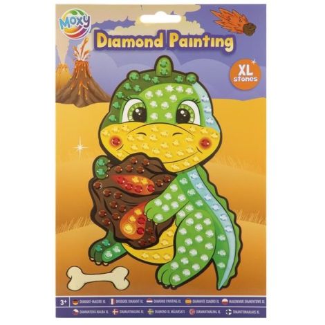 Set creativ diamond painting cu strasuri mari, A5 - poza 1