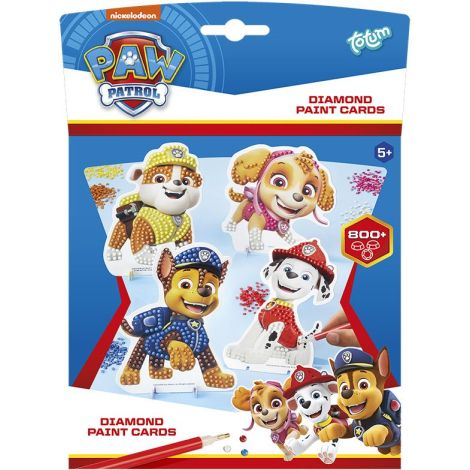 Set creativ diamond painting Paw Patrol, Patrula Catelusilor, Totum - poza 1