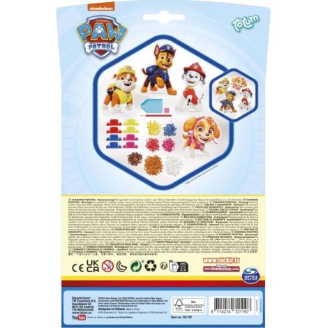 Set creativ diamond painting Paw Patrol, Patrula Catelusilor, Totum - poza 3
