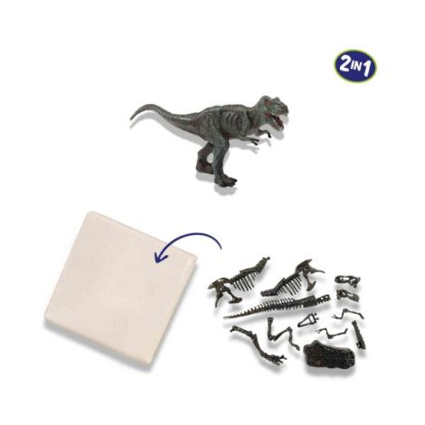 Set creativ Dino si excavarea scheletului 2 in 1 - T-rex - poza 4