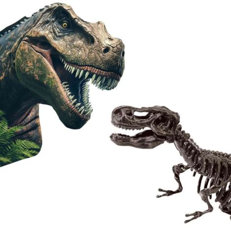 Set creativ Dino si excavarea scheletului 2 in 1 - T-rex - poza 5