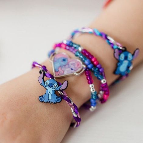 Set creativ DIY 2 in 1, Creeaza bratari si figurine din ipsos, Disney Lilo si Stitch - poza 3