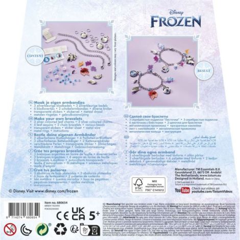 Set creativ DIY Bratari cu pandantive Disney Frozen - poza 4