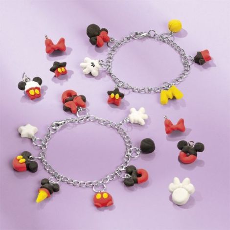 Set creativ DIY Bratari cu pandantive Disney Mickey si prietenii - poza 3