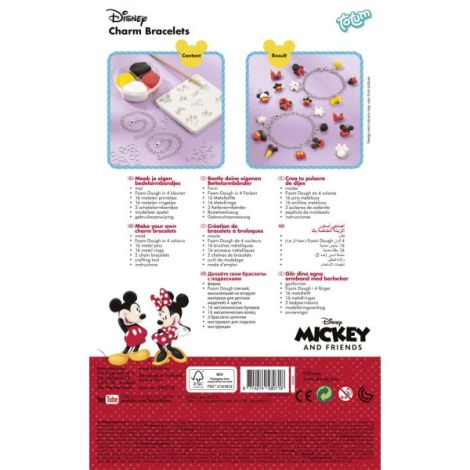 Set creativ DIY Bratari cu pandantive Disney Mickey si prietenii - poza 4
