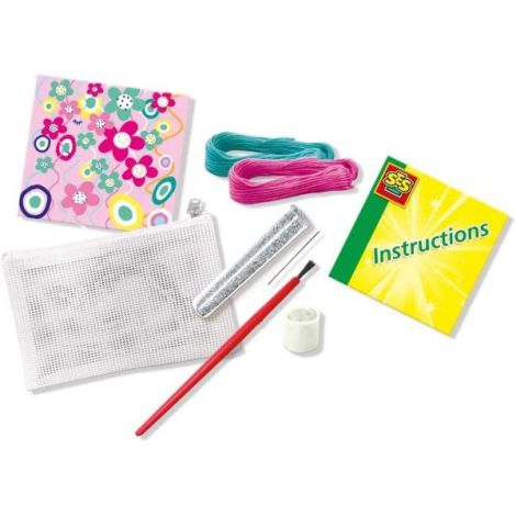 Set creativ DIY copii- Geanta brodata cu unicorn si accesorii - poza 3