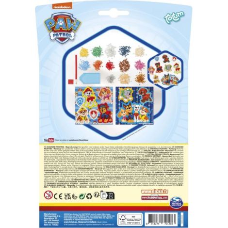 Set creativ DIY Creeaza abtibilduri cu diamond paint, Paw Patrol, Patrula Catelusilor, Totum - poza 3