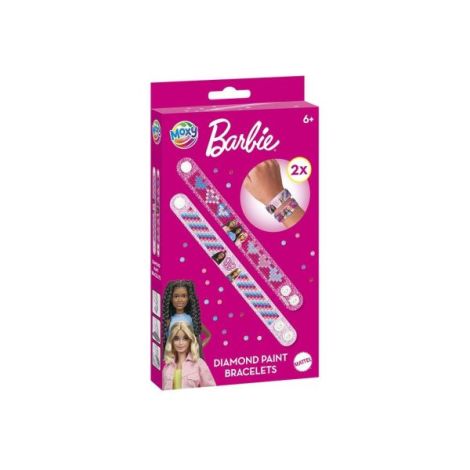 Set creativ DIY, Creeaza bratari cu tehnica diamond painting, Barbie - poza 1