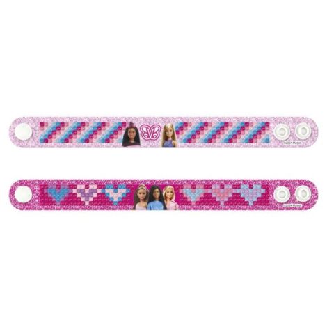 Set creativ DIY, Creeaza bratari cu tehnica diamond painting, Barbie - poza 4