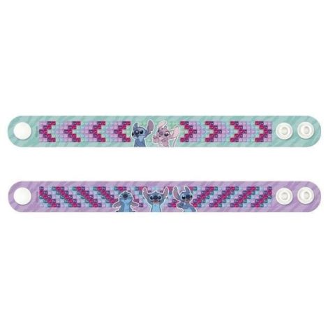 Set creativ DIY, Creeaza bratari cu tehnica diamond painting, Disney Lilo si Stitch - poza 3