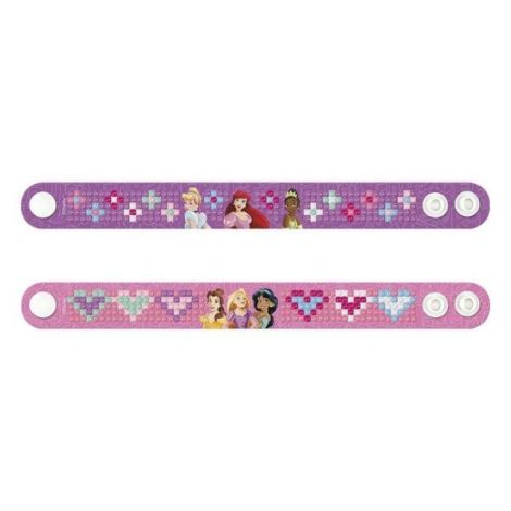 Set creativ DIY, Creeaza bratari cu tehnica diamond painting, Disney Princess - poza 3