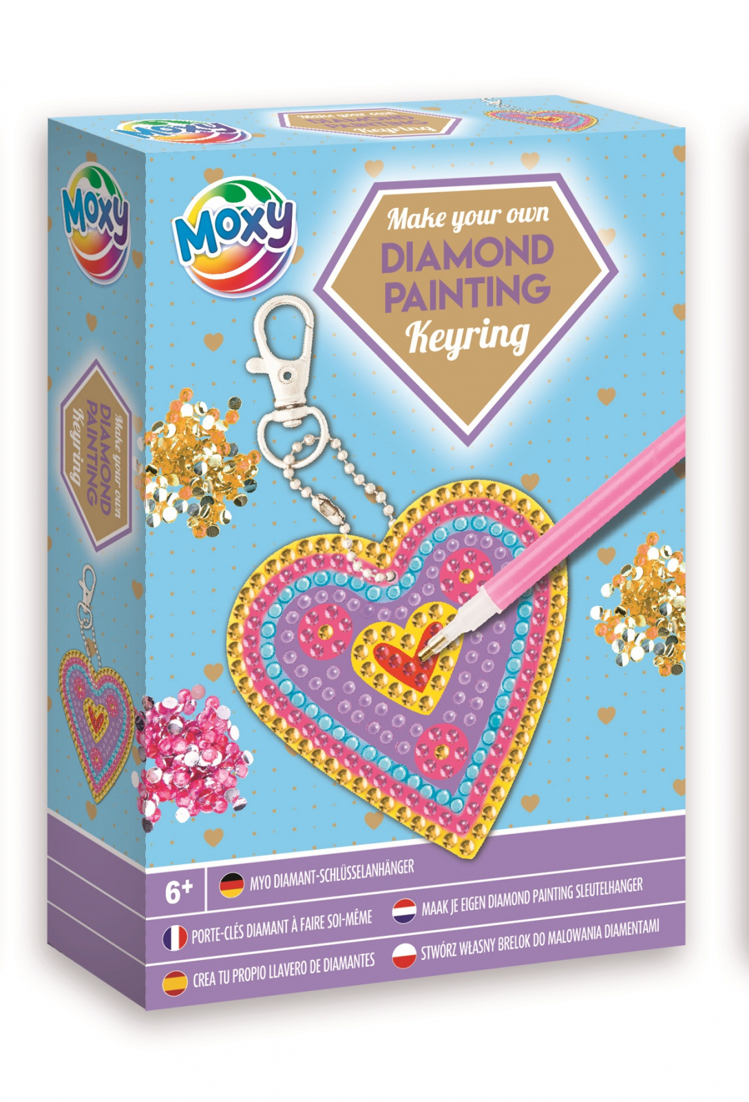 Set creativ DIY, Creeaza propriul breloc cu strasuri, Diamond Paint, Grafix