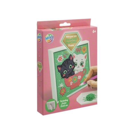 Set creativ DIY, Creeaza propriul tablou cu diamante, Moxy