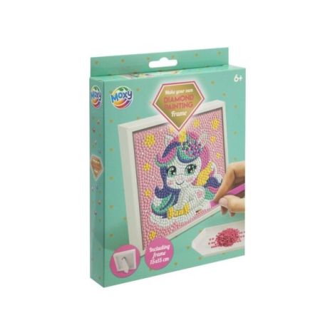 Set creativ DIY, Creeaza propriul tablou, Unicorn, Moxy - poza 1