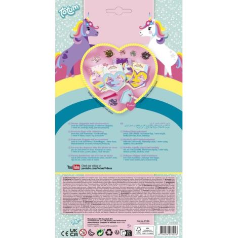 Set creativ DIY cu diamante - unicorni cu slipici - poza 2